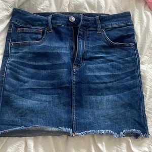 American eagle jean skirt